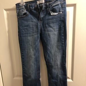 Cropped cut jeans